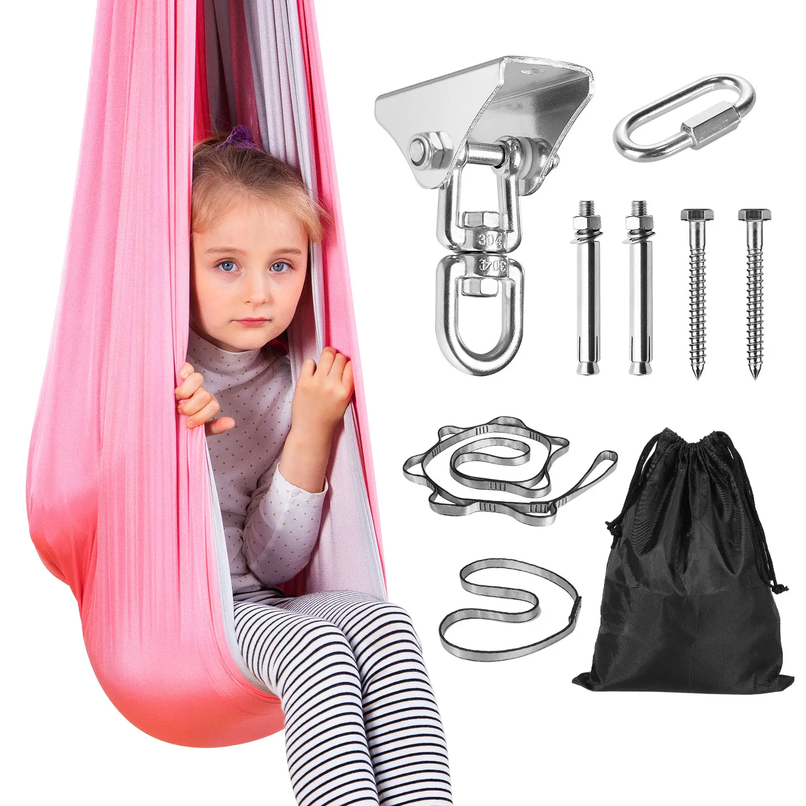 Sensorische Schommel 360 ° Sensorische Draaistoel Dubbellaags Schommel Voor  Kinderen Kerstcadeau Opknoping Pod Helpt Bij Sensorische Stoornissen -  AliExpress