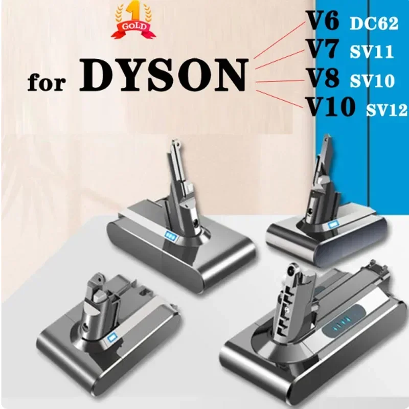 

for Dyson Battery 25.2V 6000mAh Lithium Click-in Rechargeable Battery Vacuum Cleaners V11 Outsize V11 Absolute Extra SV15 SV16