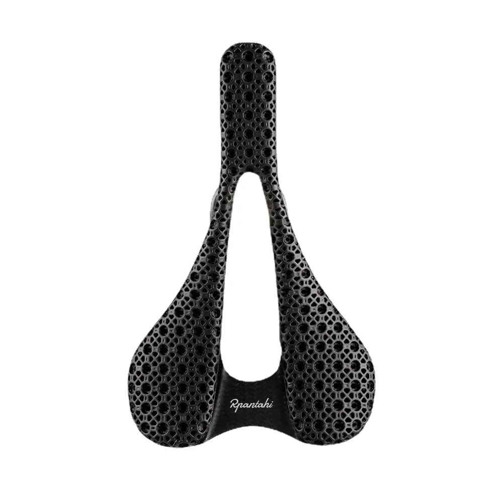 

Ultralight Carbon Fiber Bicycle 3D Printed Titanium Rails Honeycomb Saddle Ti Power Patented MTB Road Bike Seat Cycling Cushion