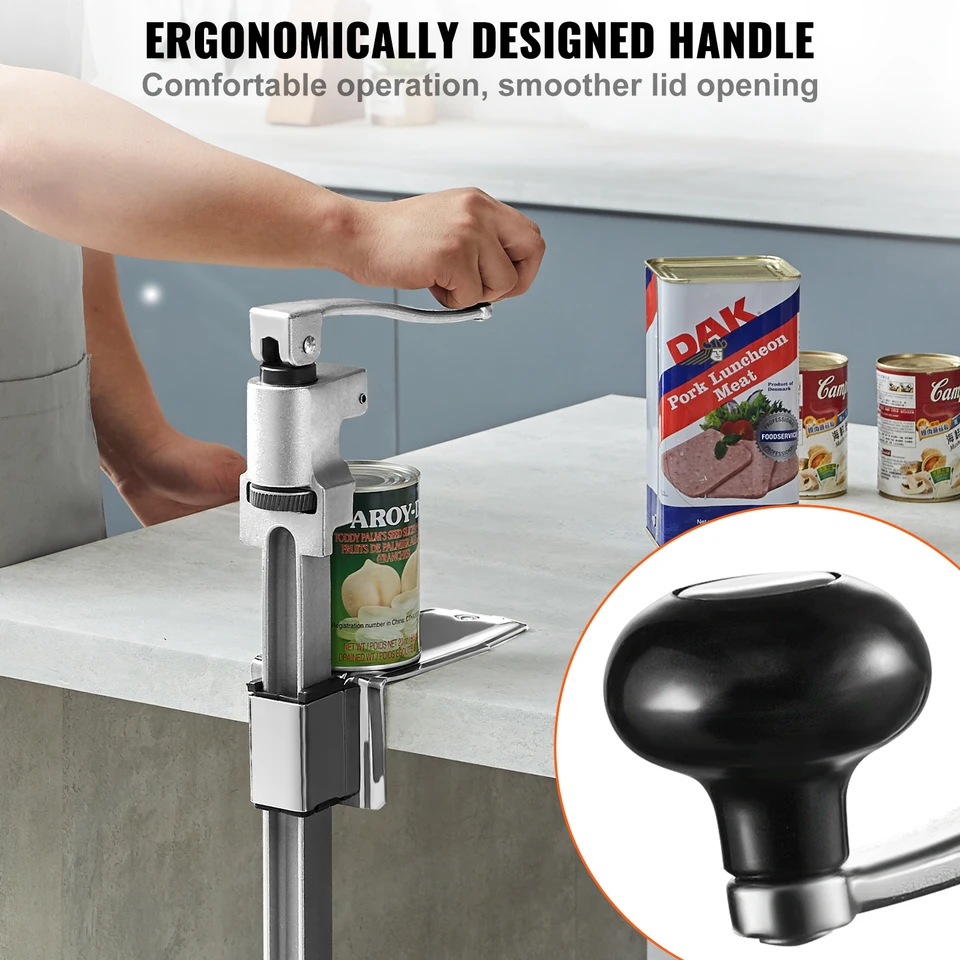 Heavy Duty Adjustable Manual Can Opener for Large Cans