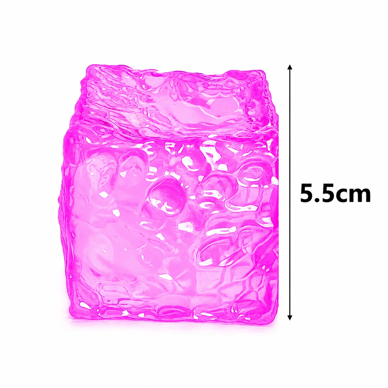 Sensory Gel Ice Cube Stress Relief Toy for Squeezing and Relaxation
