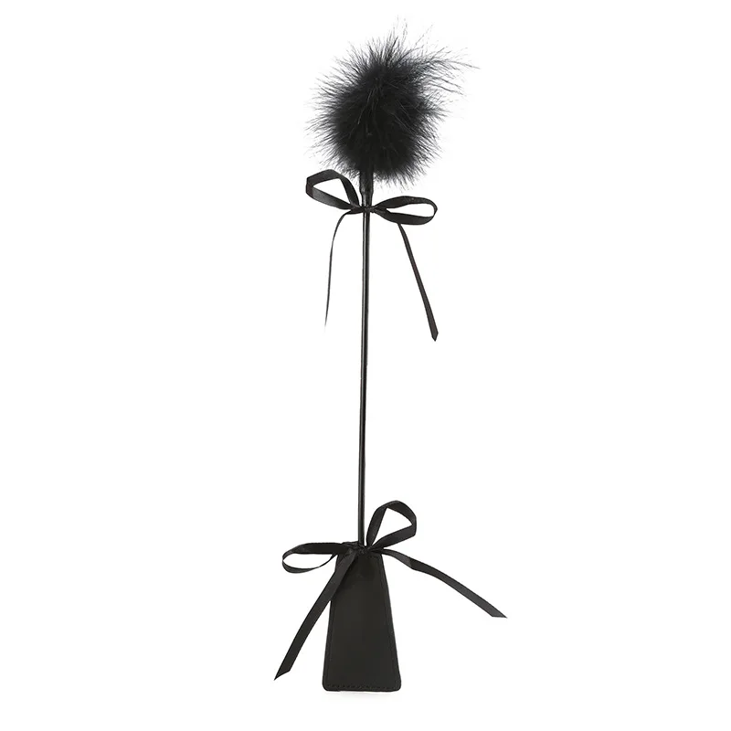 Sexy Funny Flirting Feather Leather RacketSMSao Training Accessories Adult Supplies One Piece 1003