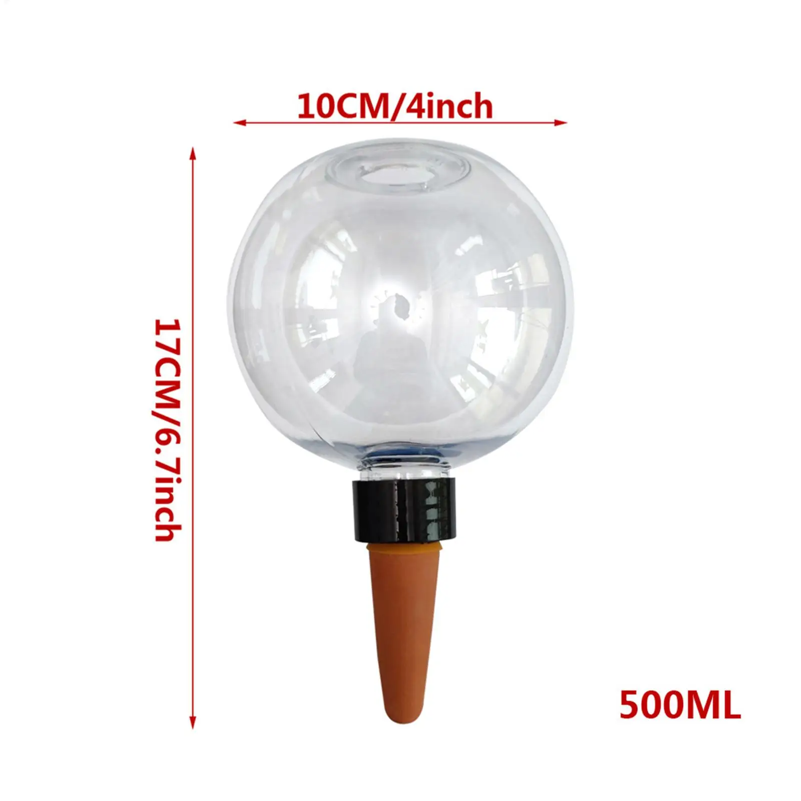 500ml Portable Watering Stakes Pot Watering Spikes Automatic Multifunctional Watering Globes Self Watering Planter Insert