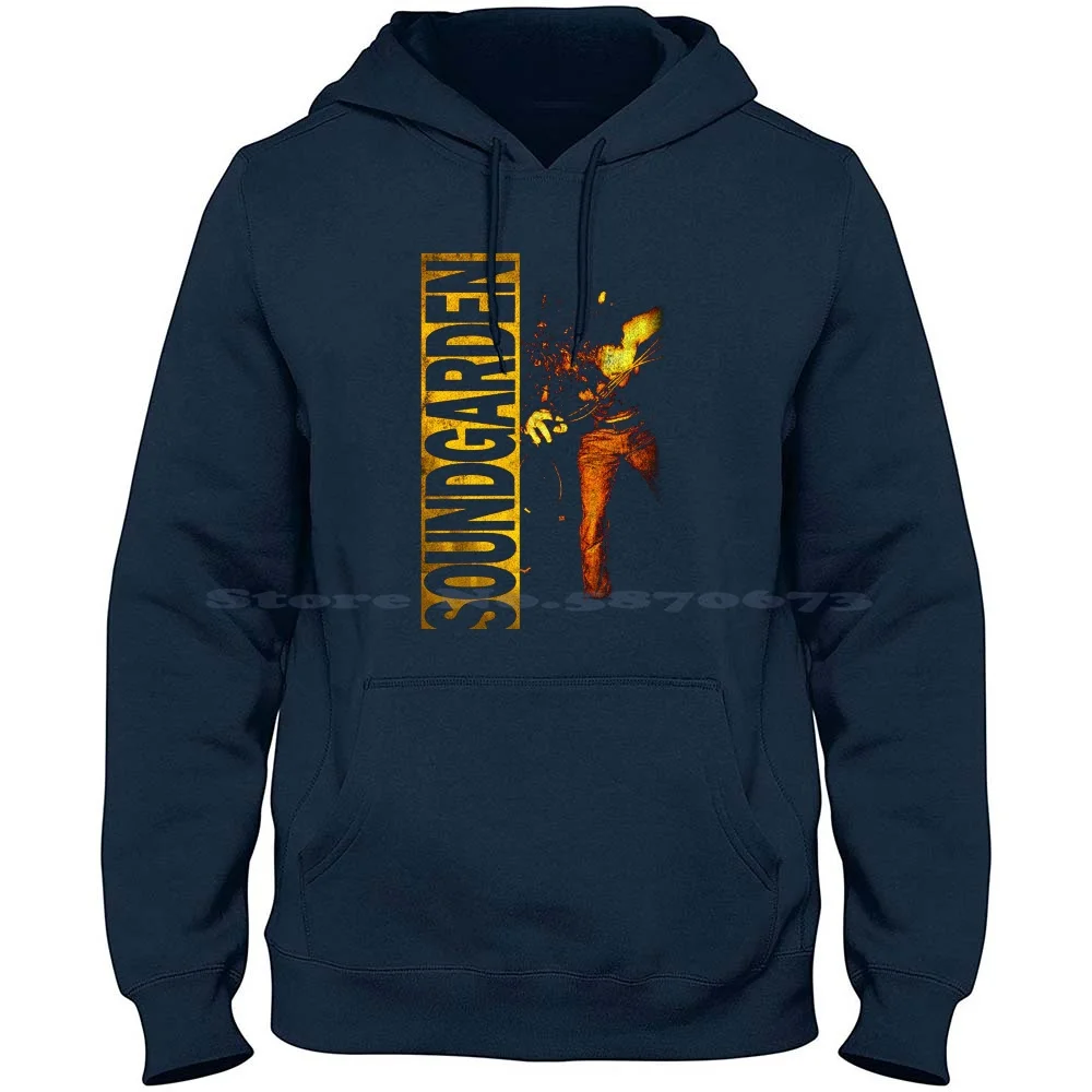 Grunge Never Die 100% Cotone Felpa Con Cappuccio Tuf A Queen Music Soundgarden Freddy Band Live Soundgarden Chris Cornell Aid Logo