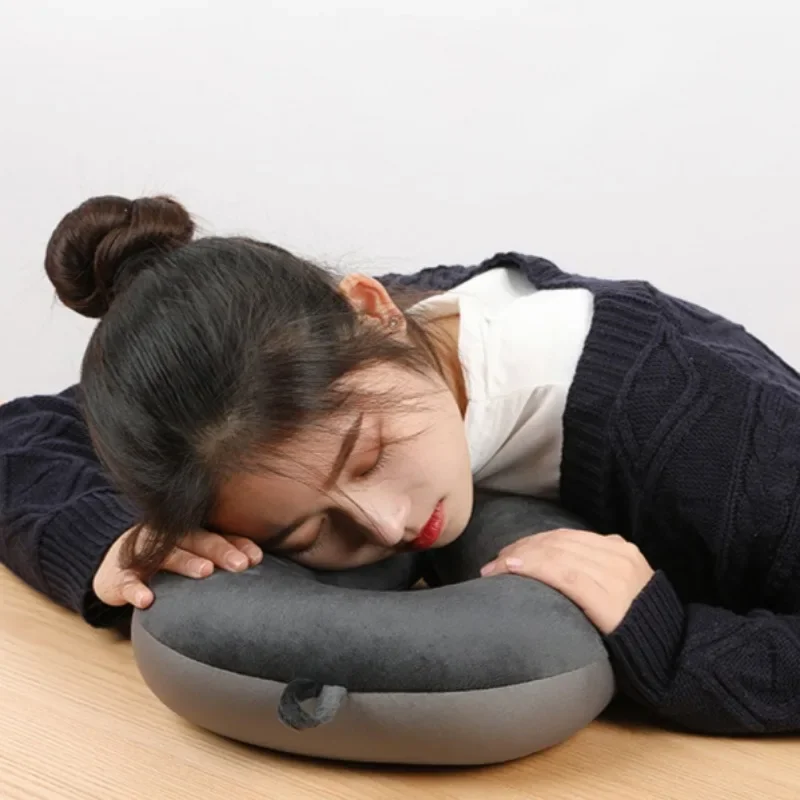 Car Pillows Memory Foam Soft Neck Supportor Travel Cushion U Shaped Neckrest Pad Cervical Interior Automobile Accessories