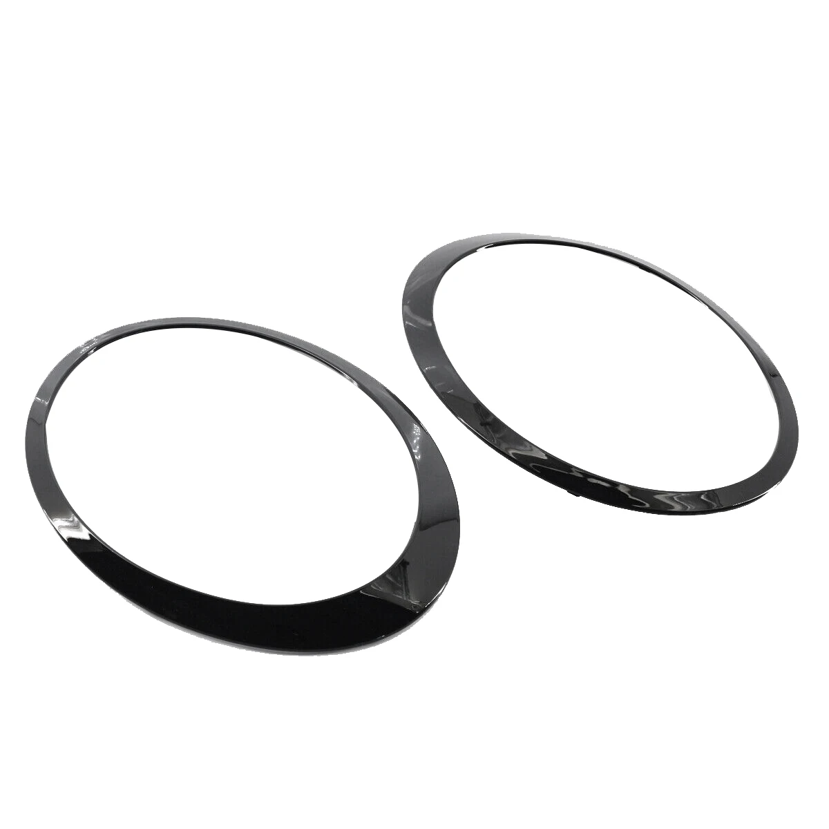 

1 пара глянцевых черных декоративных колец для фар 2014-2019 MINI Cooper S F55 F56 F57
