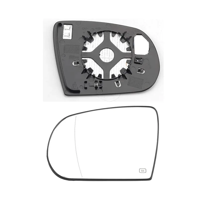 

Левое и правое зеркало с подогревом, стекло, зеркало заднего вида, объектив для Jeep Cherokee Compass 2009-2020 68228912AA 68228913AA