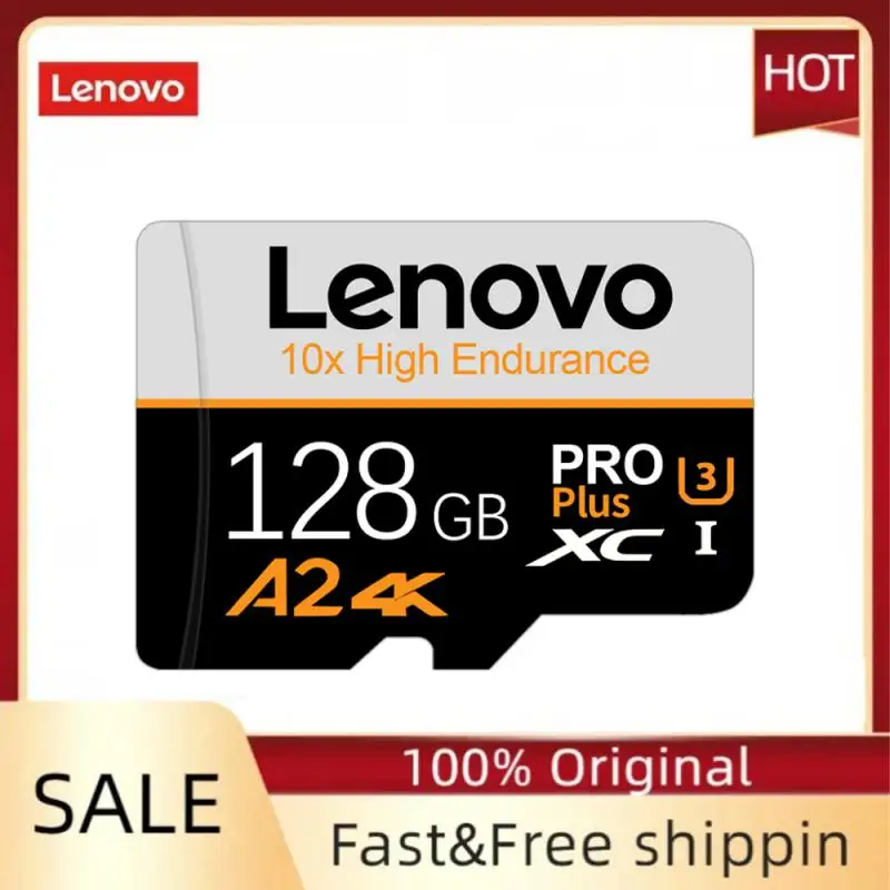 Lenovo Flash Memory Card Micro Tf Sd Card Class10 Sd/Tf Flash Card 128/256/512Gb Mini Sd Card Per Nintendo Switch Game Ps4
