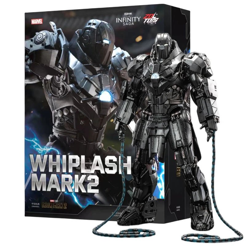 

ZD Original Whiplash Blacklash Iron Man villain MK46 MK3 MK42 War Machine Iron Monger Collect Toy Marvel legends Action Figure