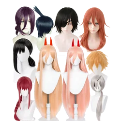 High Quality Anime Chainsaw Man Cosplay Wigs Reze Angel Devil Quanxi Makima Power Hayakawa Aki Denji Heat Resistant Hair Wig