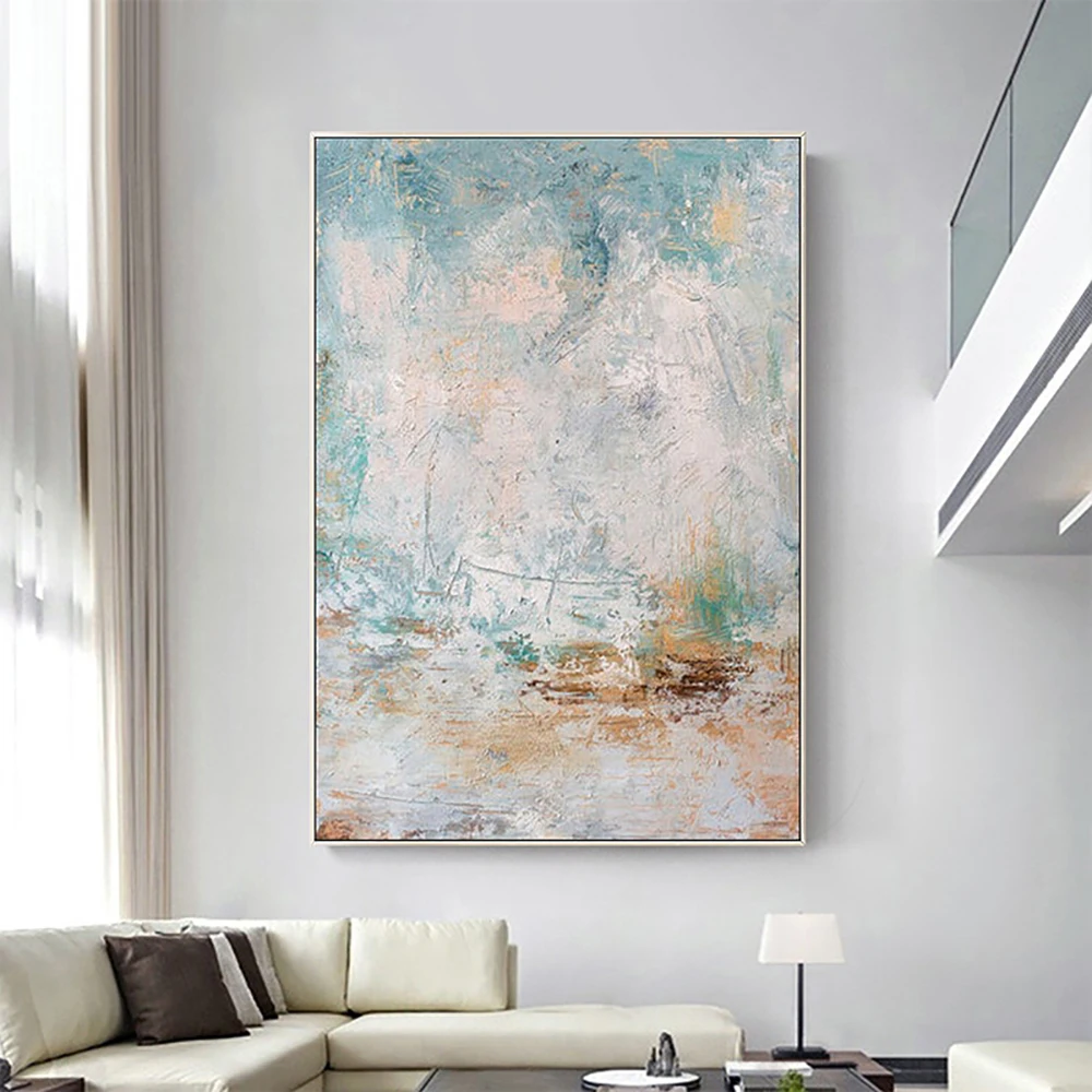 

Handpainted Abstract Painting Wall Art Modern Home Decorative Painting Handmade Acriylic On Canvas Painting Art Picture Unframed