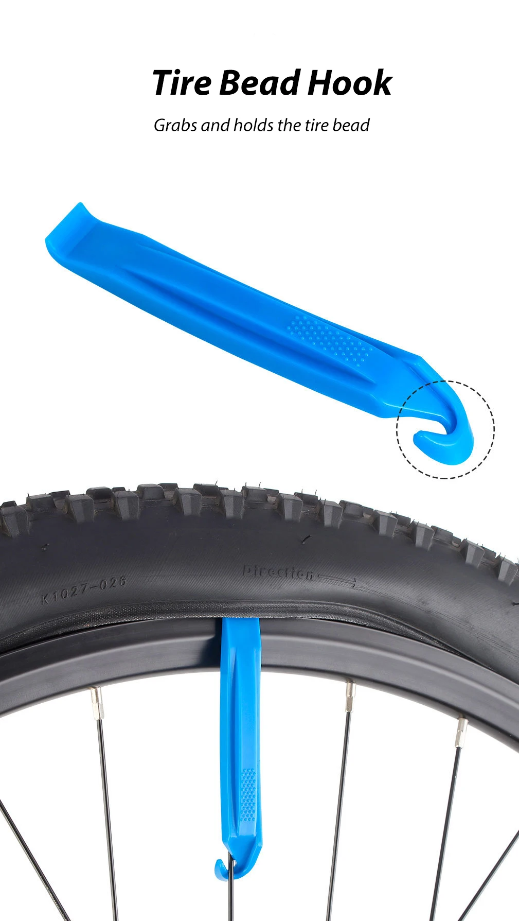 3 teile/beutel Fahrrad Reifen Hebel Fahrrad Reifen Hebeln Bar Entfernung Montieren Werkzeug Ultra Starke – Detail 5