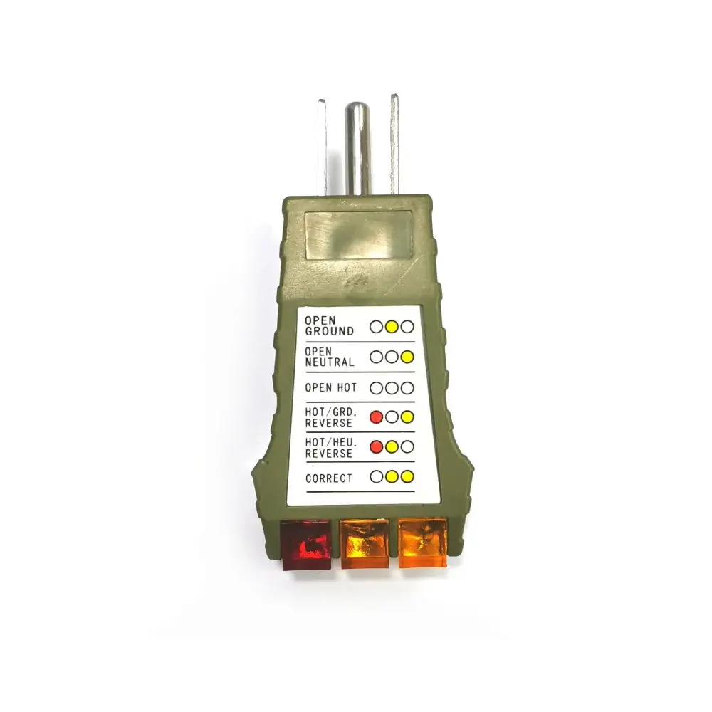 Earthing socket tester for US outlet UK Outlet EU Outlet
