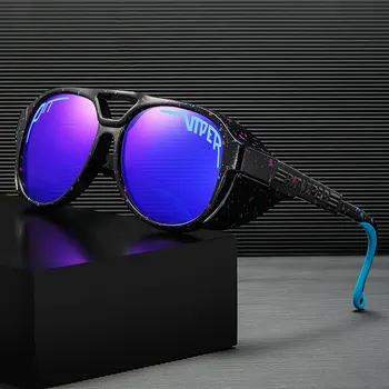 Óculos de Sol UV400 Pit Viper: Estilo Steampunk Vintage para Homens e Mulheres