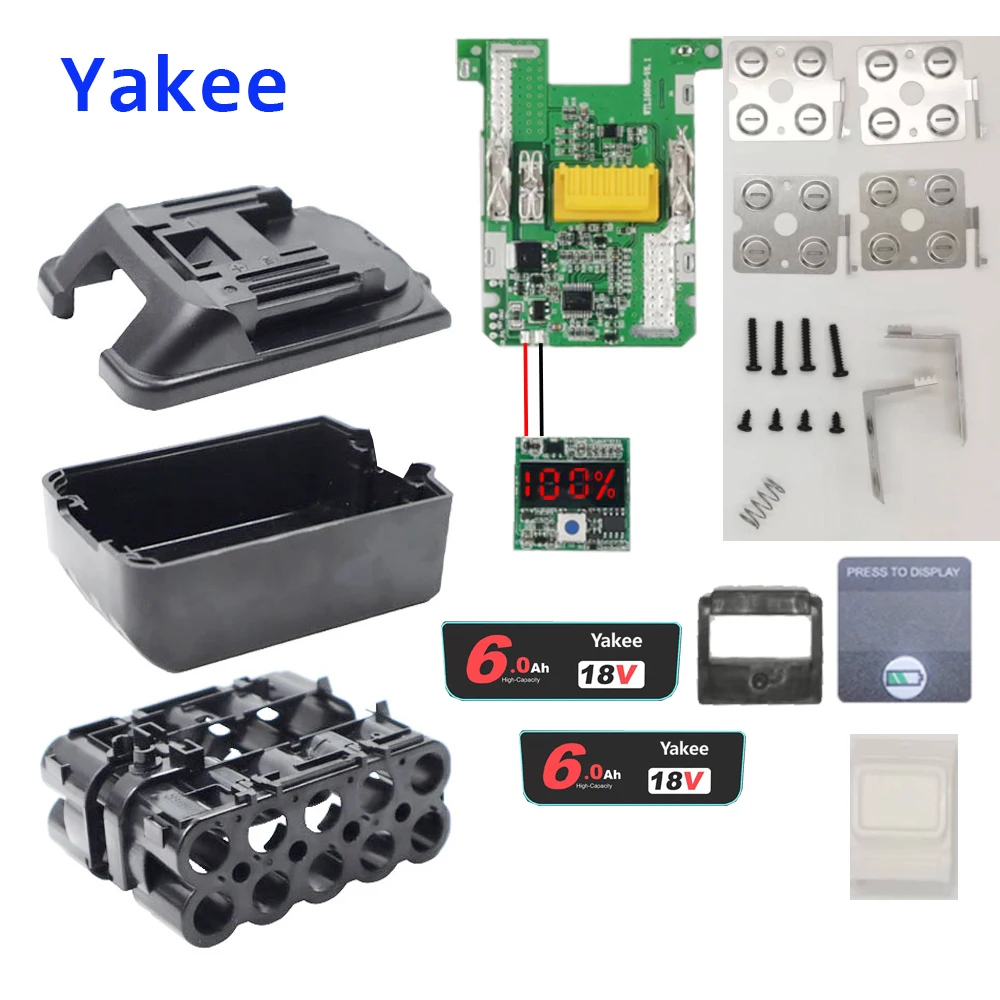 LED Digital Battery Case para Makita, Shell