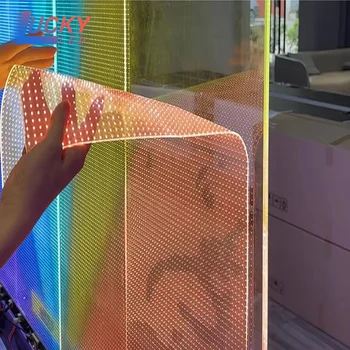 Transparent LED Display Window Glass LED Screen Indoor Video Wall LED Stage LED Panel LED Display Board 1