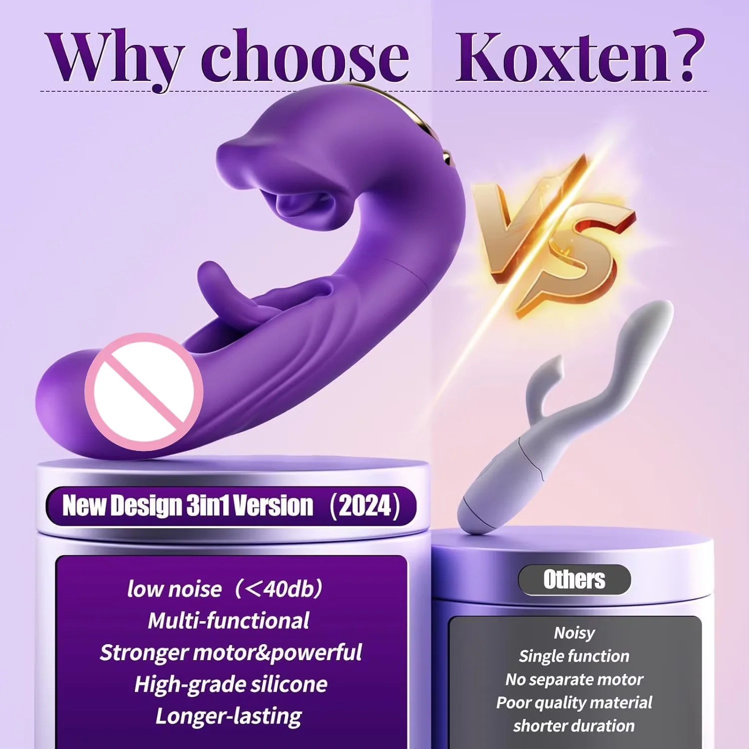 Powerful Rabbit Vibrator For Clitoral Stimulation & G-spot Pleasure_voghion.com