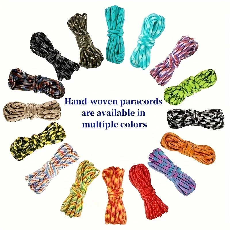 4mm7 core umbrella rope DIY color woven rope necklace jewelry handmade bracelet woven handmade cord hot style Handmade Rope Jewelry