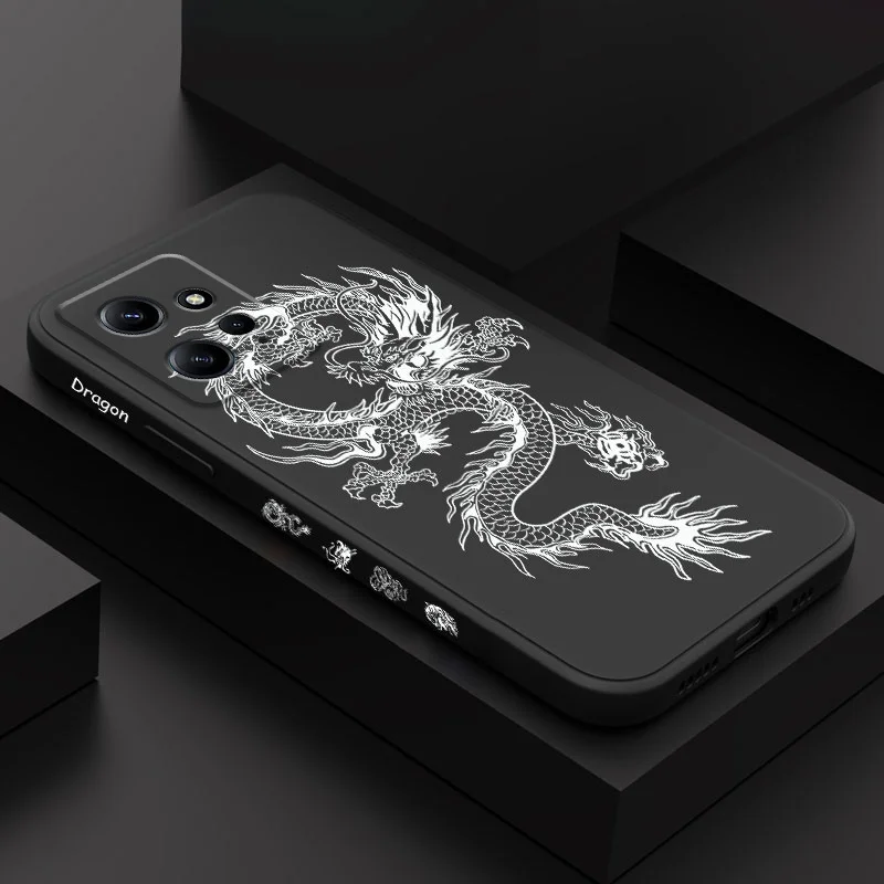 Dragon Groaned Liquid Silicone Phone Case - Premium Protection
