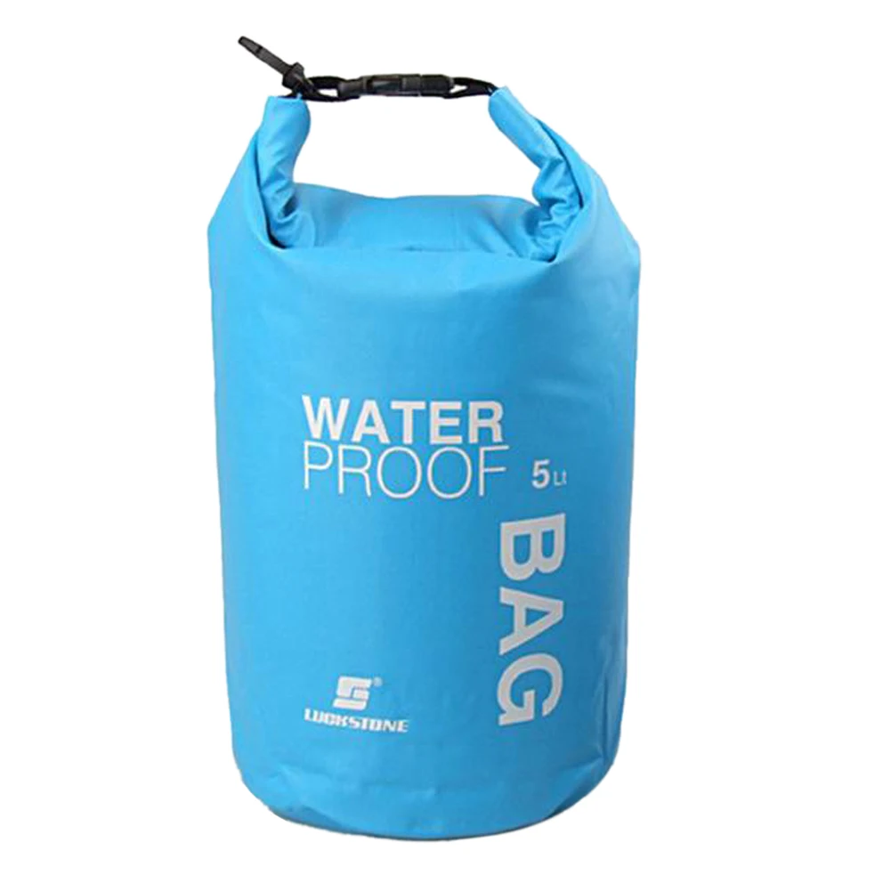 1-5PCS 5L 방수 드라이 백 전화 파우치 초경량 플로팅 보트 카약 워터 백 야외 수영 래프팅을위한 전화 케이스