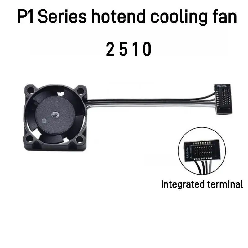 Ventola di raffreddamento Hotend Lab X1C/P1P, 2510, con doppio cuscinetto a sfera, ventola di raffreddamento per Bambu Lab X1 X1C X1E P1P P1S, parti Ventola di raffreddamento Hotend Lab X1C/P1P, 2510, con doppio cuscinetto a sfera, ventola di raffreddamento per Bambu Lab X1 X1C X1E P1P P1S, parti