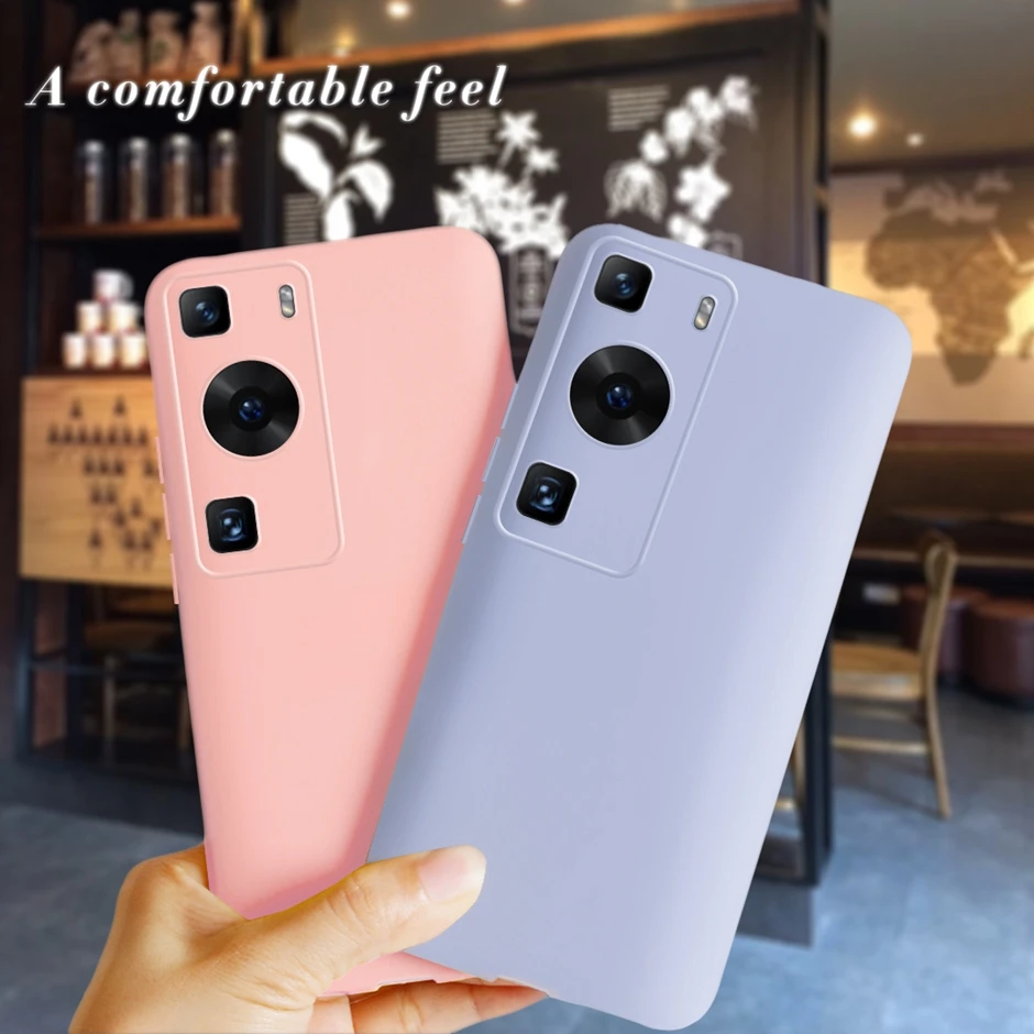 Фото Мягкий Силиконовый противоударный чехол для Huawei P60 Pro Art P60Pro P60Art, противоударный чехол, оригинальная задняя крышка для Honor 60 Pro Honor60 №4