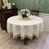 Table Cloth Round Tablecloth Art Household Lace Europe Dining Table Cover Embroidered Home Table Mat Dust Cover Home Decoration 2