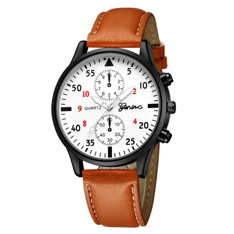 Top Brand Luxury Men's Watch Fashion Watch For Men Sport Watches Leather Casual Wristwatch Reloj Hombre erkek kol saati