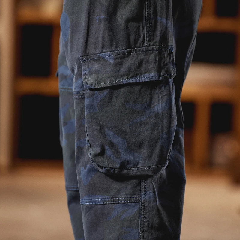 2024 New Fashion Men's Loose-fit Straight-leg Cargo Pants Korean Style Casual Pants Summer Multi-pocket Work For Men
