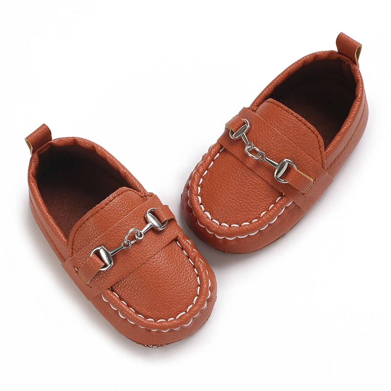 4-colors Newborn Infant Boys Girls Shoes PU Leather Loafers Dress Shoes Oxford Prewalker Walking Flat Lazy Crib casual shoes baby girl shoes
