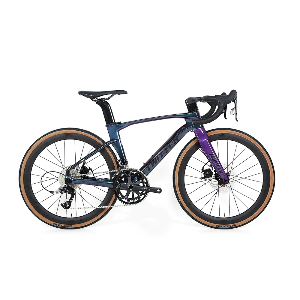 Разноцветный велосипед twitterbike RS-22speed гидравлический дисковый тормоз углеродное
