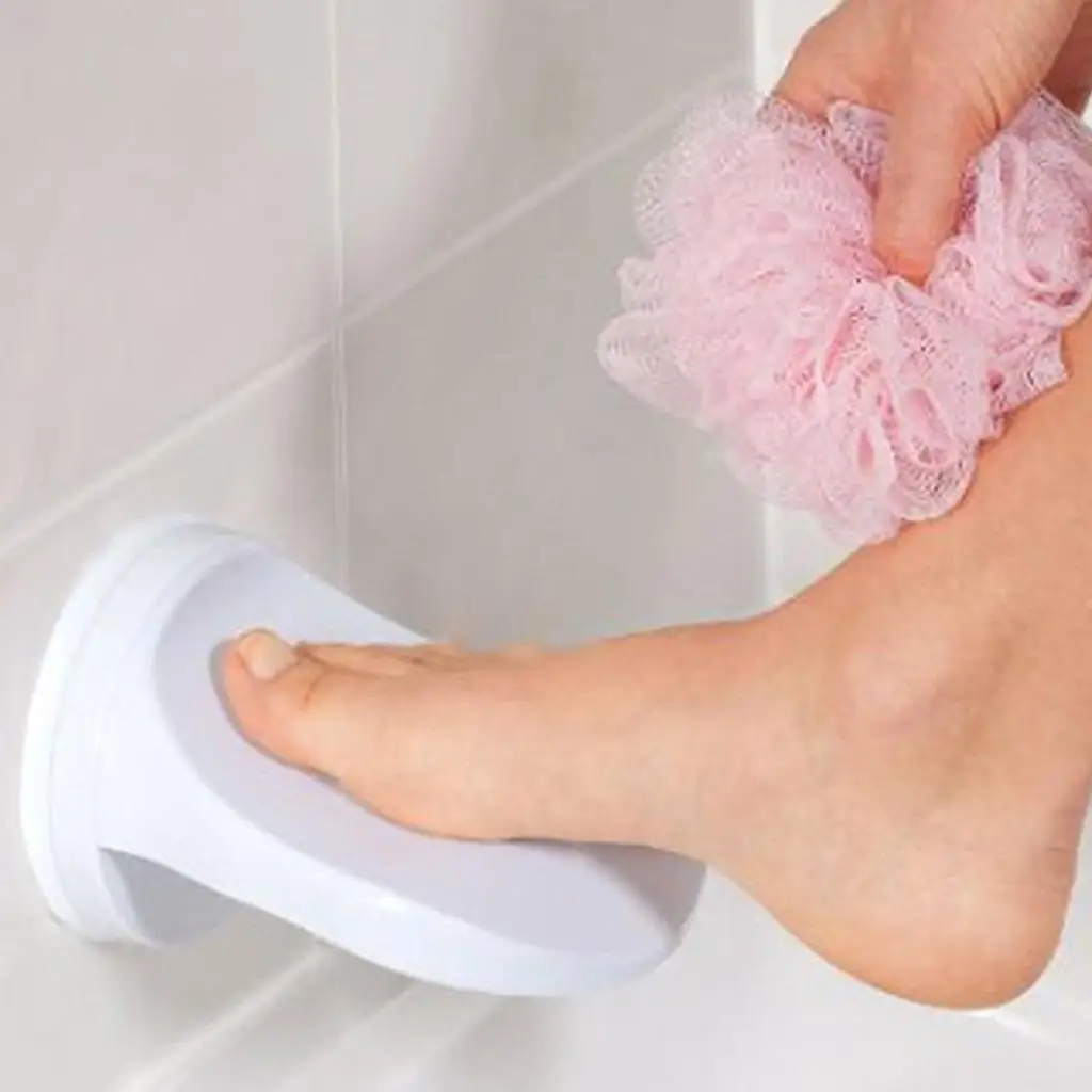 

Durable Shower Foot Rest Step with Powerful Suction Cup, Bathroom Step Leg Aids for Shaving/Scrubing, Avoid Bending