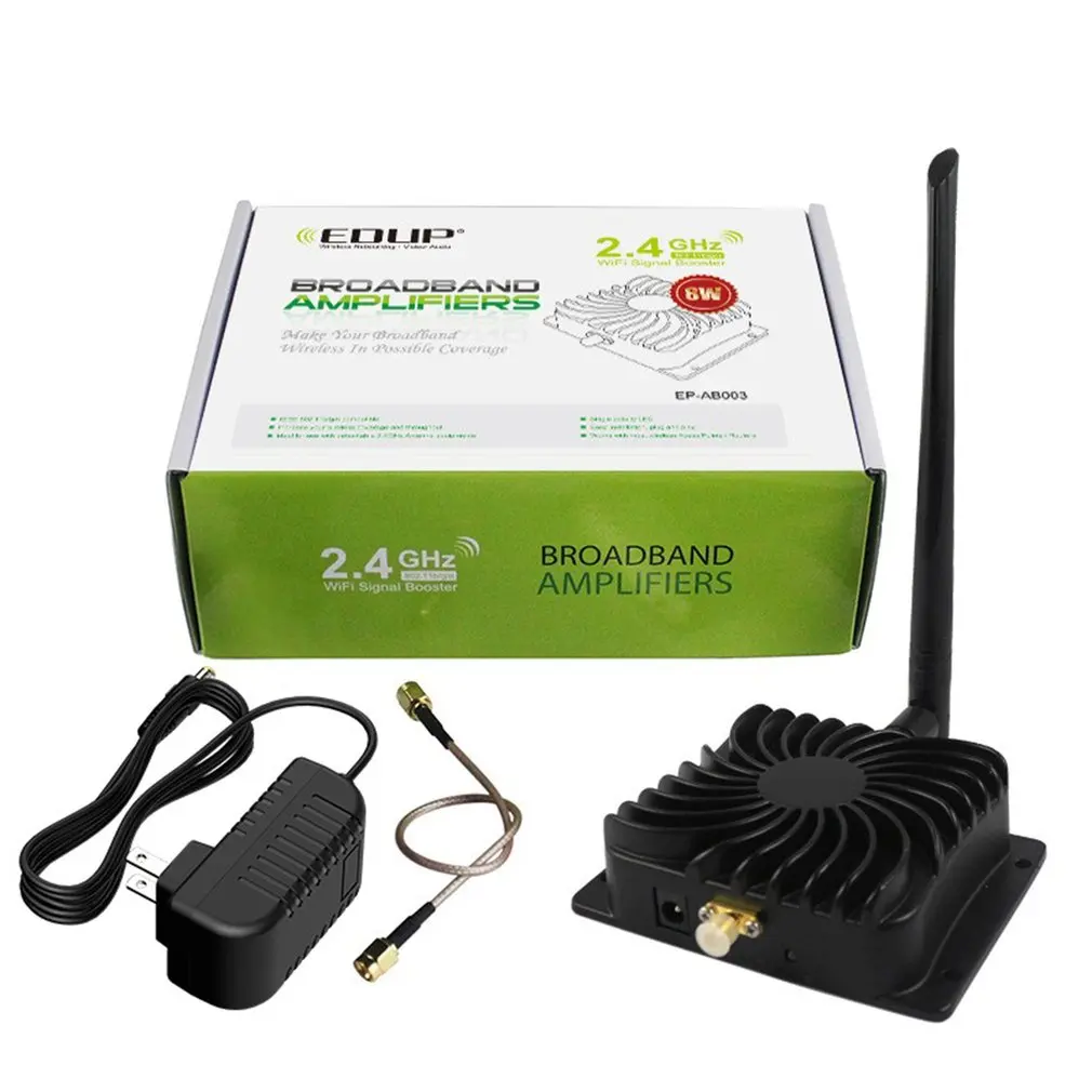 

Wifi Signal Booster AB003 2.4Ghz 8W 802.11n Extender Network Broadband Amplifiers Repeater Wireless Router WiFi Adapter
