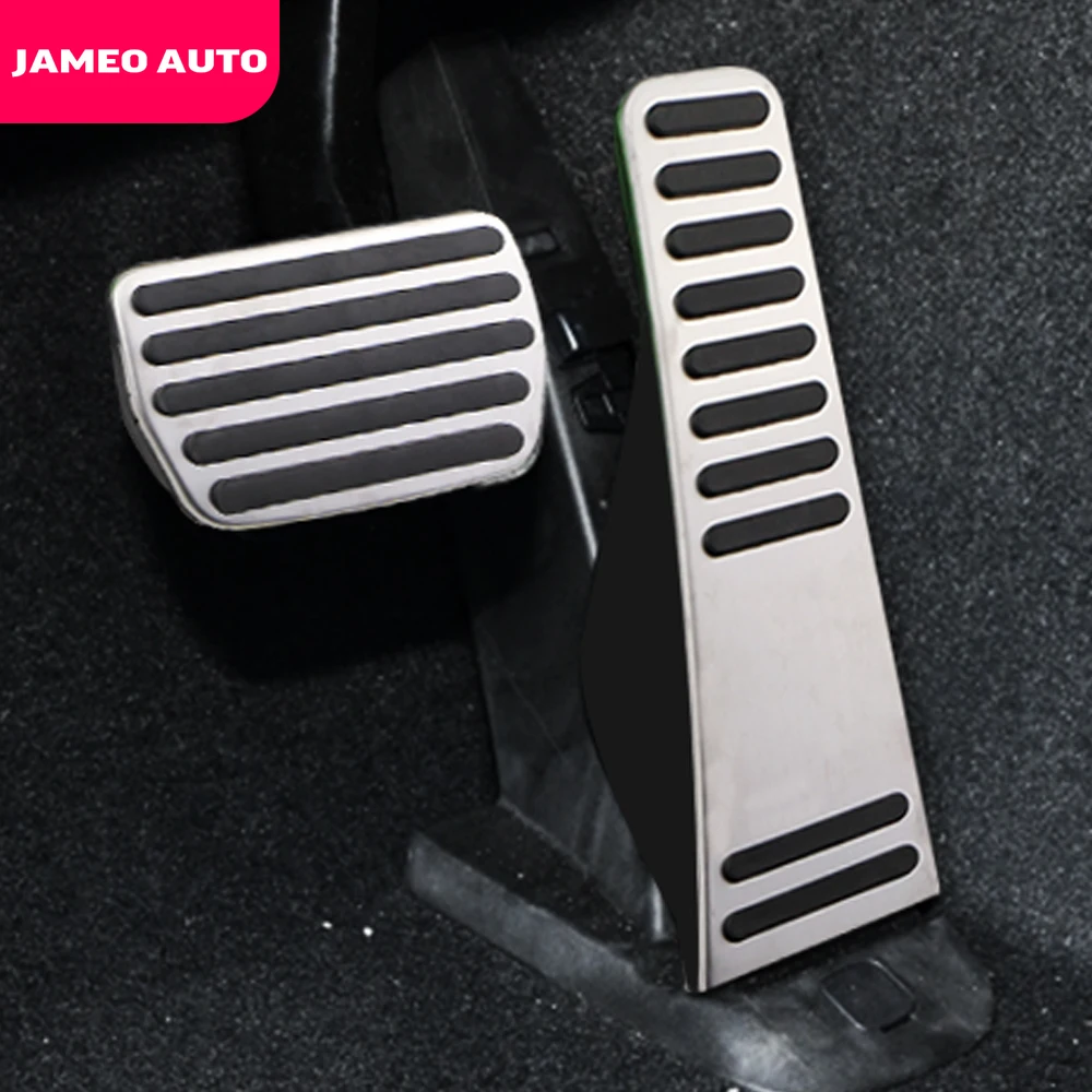 

Jameo Auto for Volvo XC60 XC90 S90 V90 2018 - 2022 Stainless Steel Car Accelerator Fuel Pedal Brake Foot Rest Pedals Cover