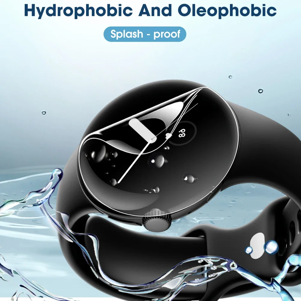 Hydrogel Film Screen Protector for Smartwatches - Clear Slim Anti-Scratch Soft TPU