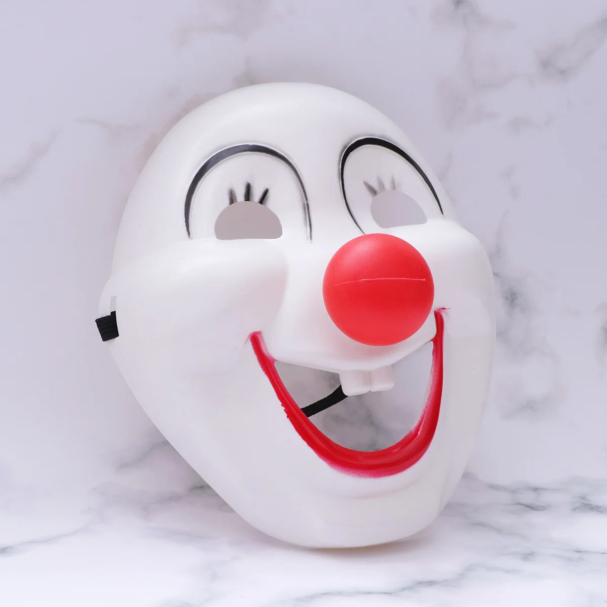 1Pc Halloween Clown Dress Up Clown Maschera Di Plastica Sorridente Maschera Divertente Halloween Masquerade Costume Di Carnevale Prop Dress-Up Accesso