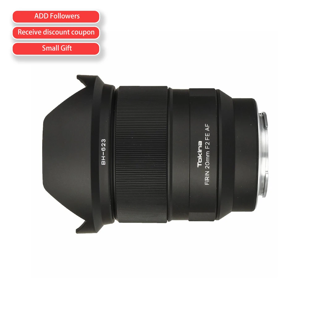 Tokina 20Mm F2 Full Frame Micro Fotocamera Singola Obiettivo Con Messa A Fuoco Fissa Automatica Ultra Grandangolare Per Sony A7M3 A7M2 A6400 A6300 A60