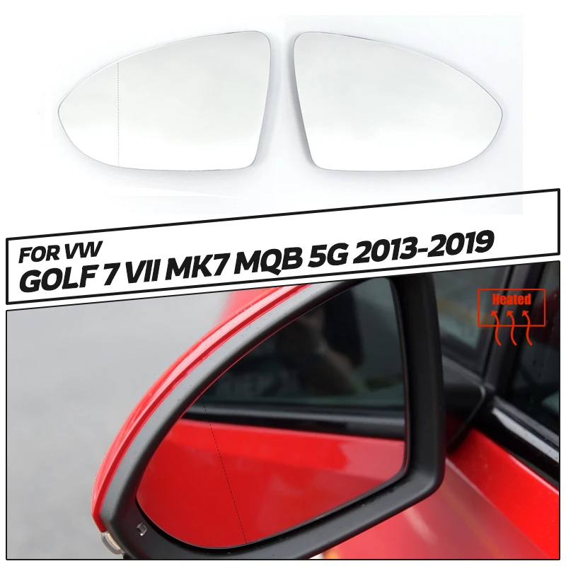 

Отличное зеркало заднего вида с подогревом Сменное стекло для Volkswagen VW Golf 7 VII MK7 MQB 5G 2013-2019 автомобильные аксессуары