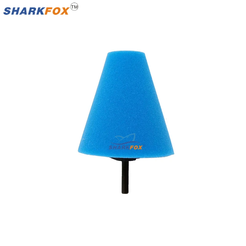 Sharkfox Car Polishing Pad Foam Sponge Pad Cone Polisher Automotive Waxing Kit