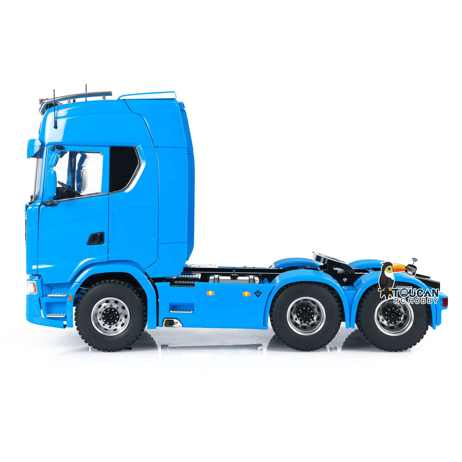 In Stock 770S RC Tractor Truck Trailer 6x6 Tamiyaya 1/14 RC Truck Openable Doors Light Sound Remote Control Dump Car Model Toys 4