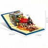 New Classic Movie Harry Potter Magic Train Book MOC Building Blocks Sets DIY Bricks Toys for Kids Children Adult 889pcs 5