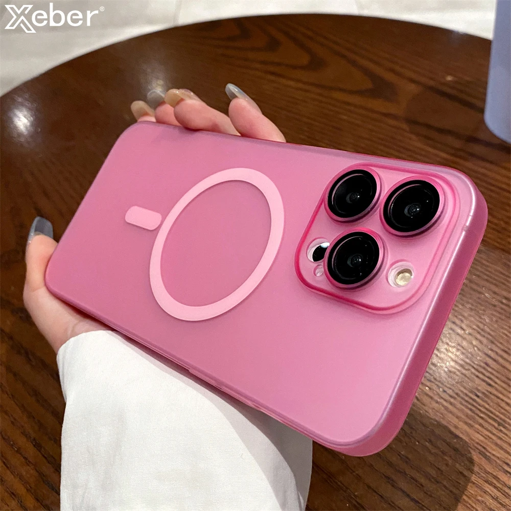 Coque IPhone Transparente Magnétique Pour Charge Sans Fil - Compatible 11 à 16 Pro Max