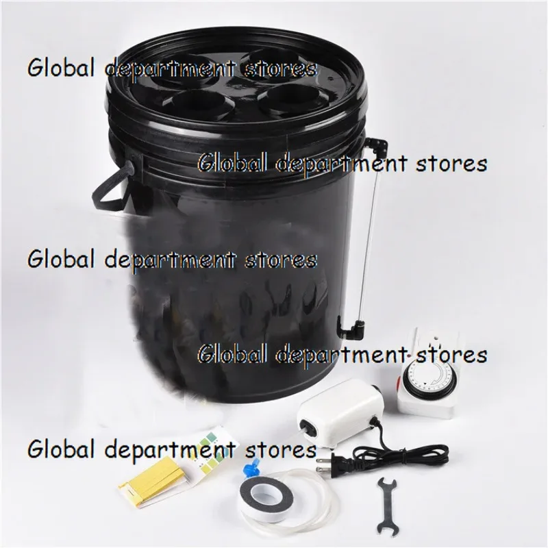

20 Liter Single Circular Pot Dwc Plant Hydroponics System 5 Gallon Cloner Bucket