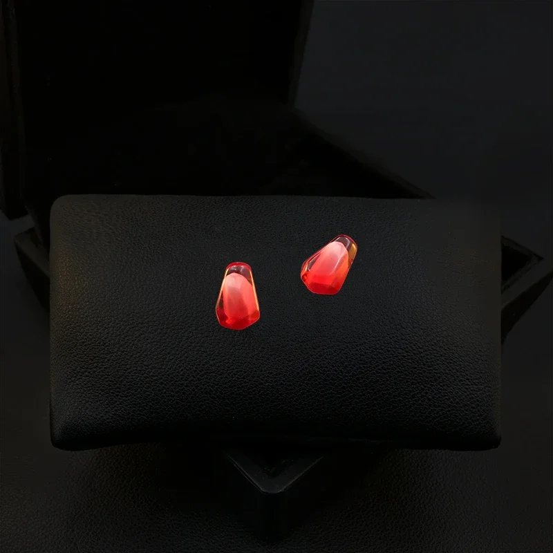 ทับทิมเข็มกลัดประกายสีแดงLapel PinชุดสตรีSecure Fastening Stylish Partyอุปกรณ์เสริมหน้าอกเครื่องประดับElegantของขวัญ 5269 1