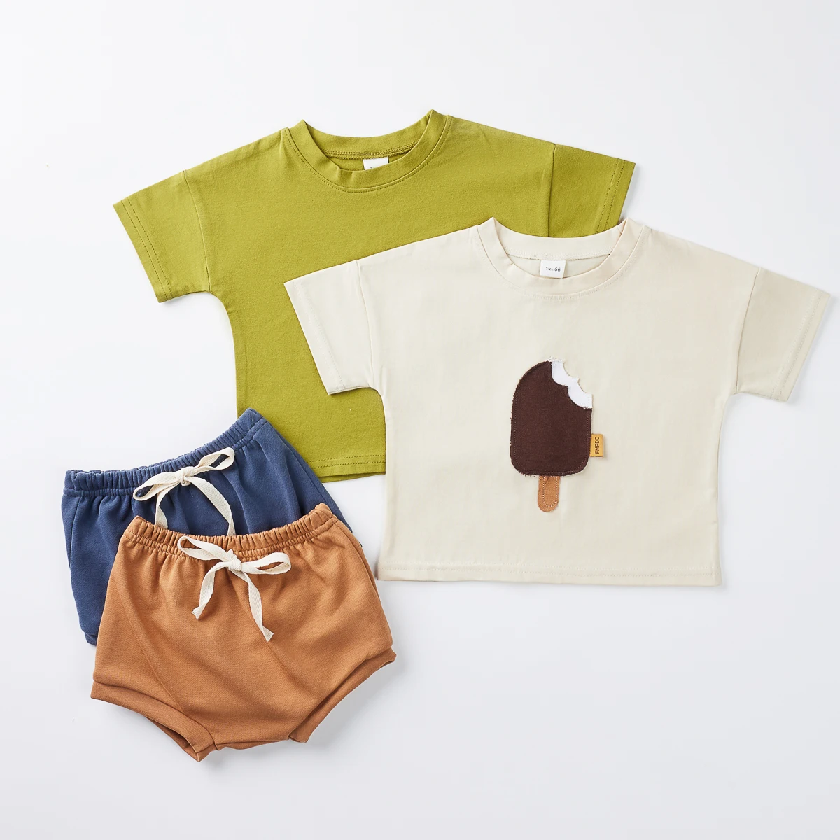 Summer Infant Kids T-Shirts Rainbow Cotton Boys Girls Children Outfits Toddler Baby Tops