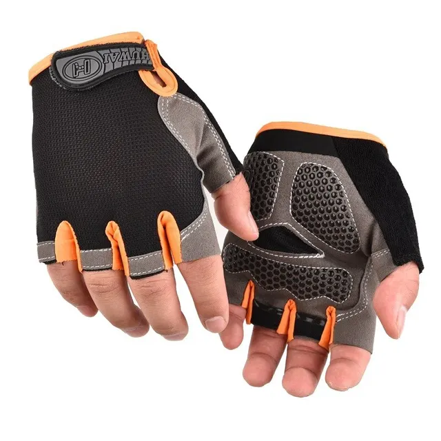 Cycling gloves anti slip shock breathable half fingerless gloves bike mtb gloves sport mittens cycling bicycle