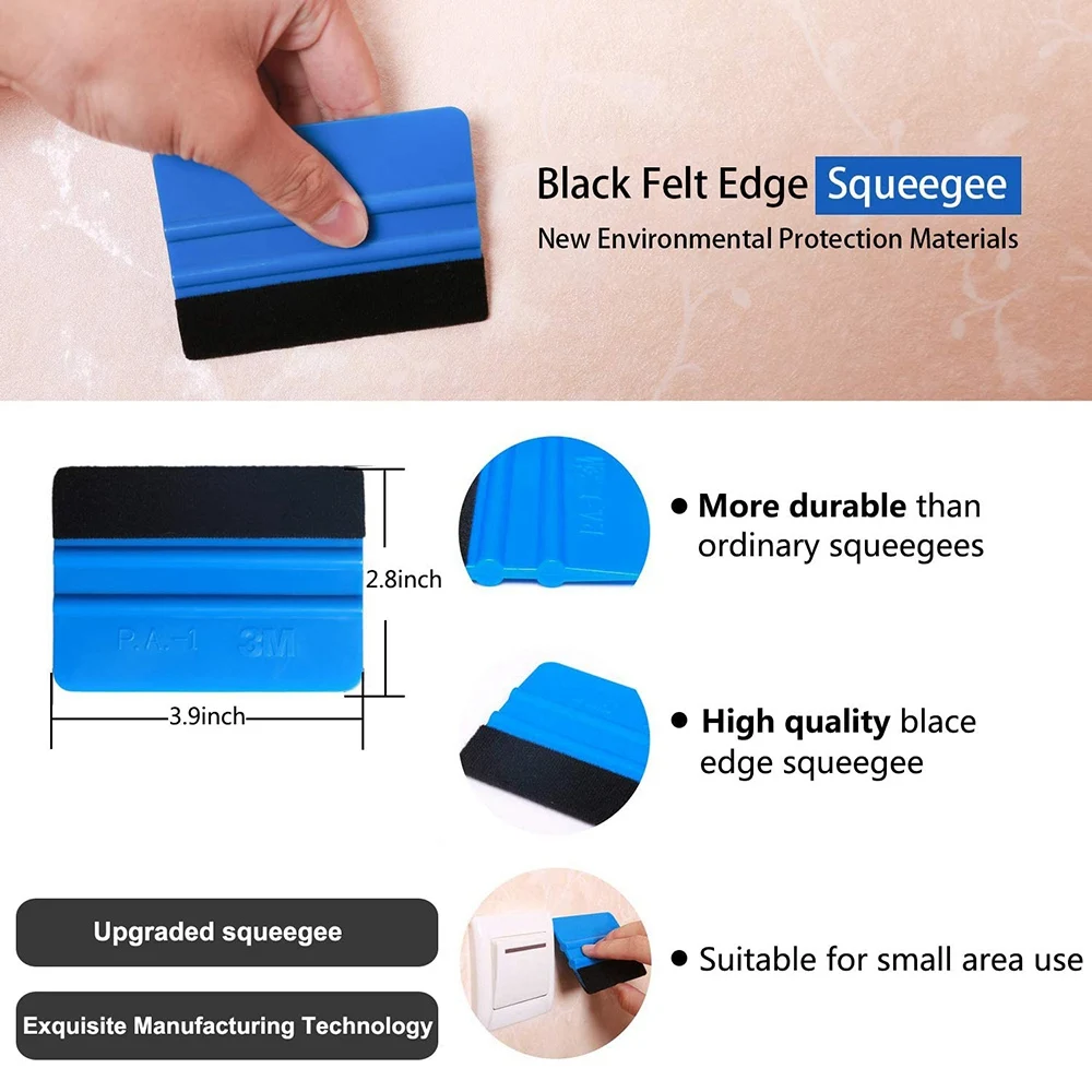 13Pcs Complete Wallpaper Tools Kit Wallpaper Smoother Tools for Wallpaper, Car Vinyl Wrap, Window Film Installation