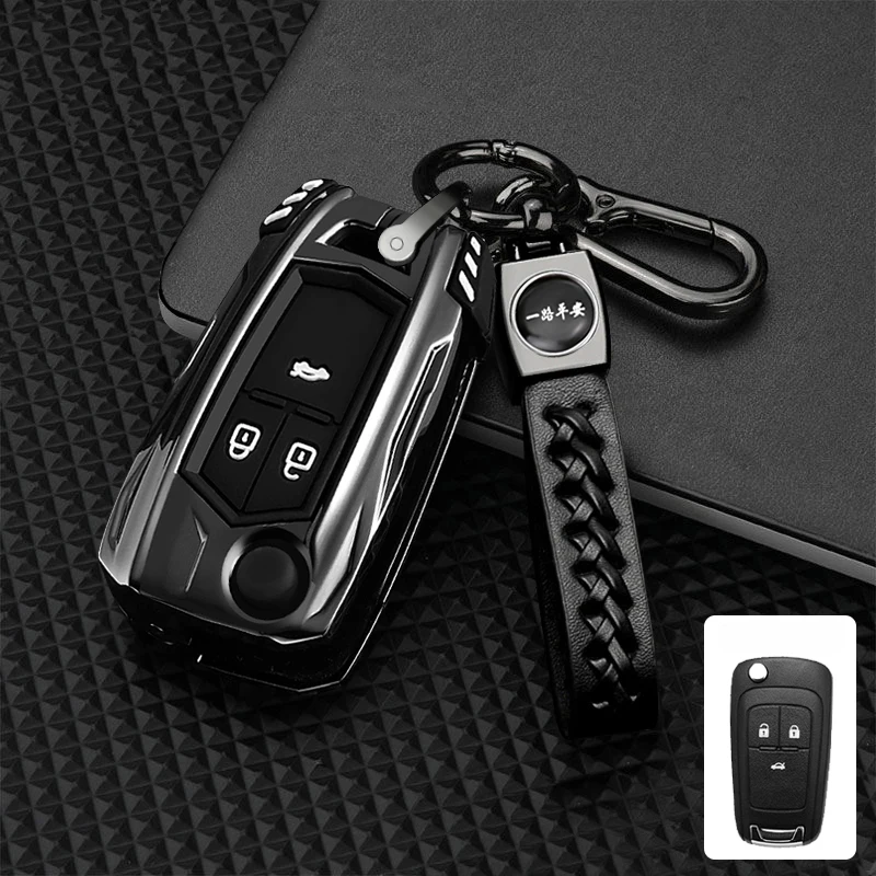 

For Chevrolet for Cruze/Spark/Orlando Automobiles Key Shell Fob 2 3 4 Buttons Zinc Alloy Car Remote Key Shell Case Cover