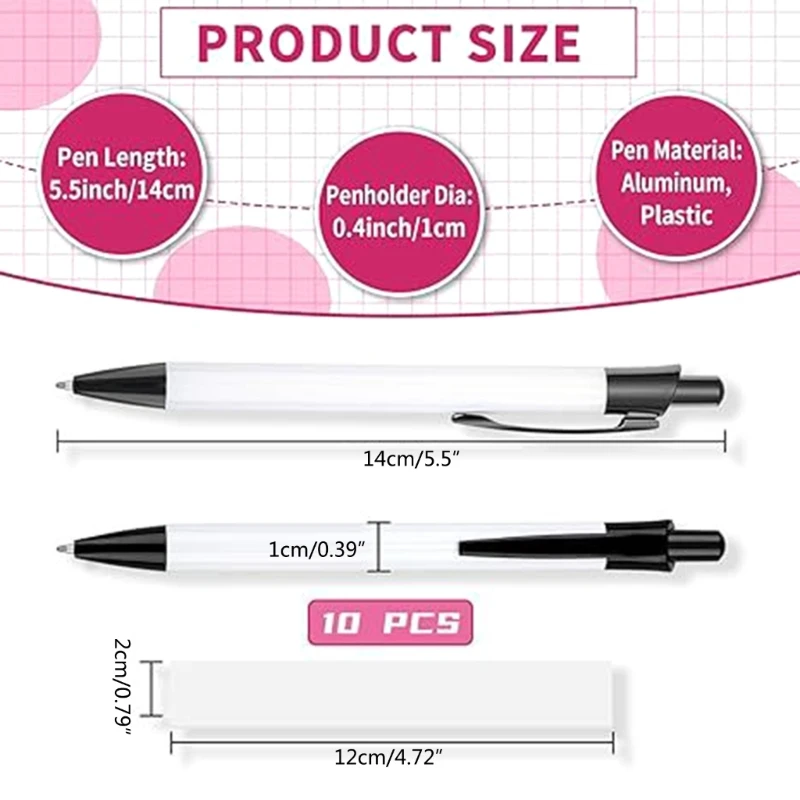 Beaded Ballpoint Pen for Heat Transfer, Sublimation Pens Blank, Heat  Transfer Pen for Full Printing Ballpoint Pen - AliExpress