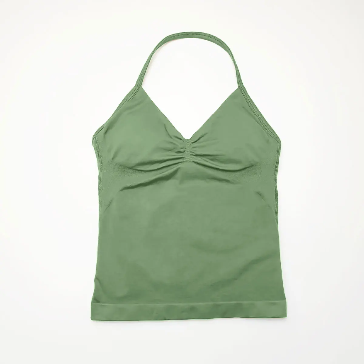NCLAGEN Women's Strappy Yoga Vest - Impact Longline Sports Top with Stylish Back Design